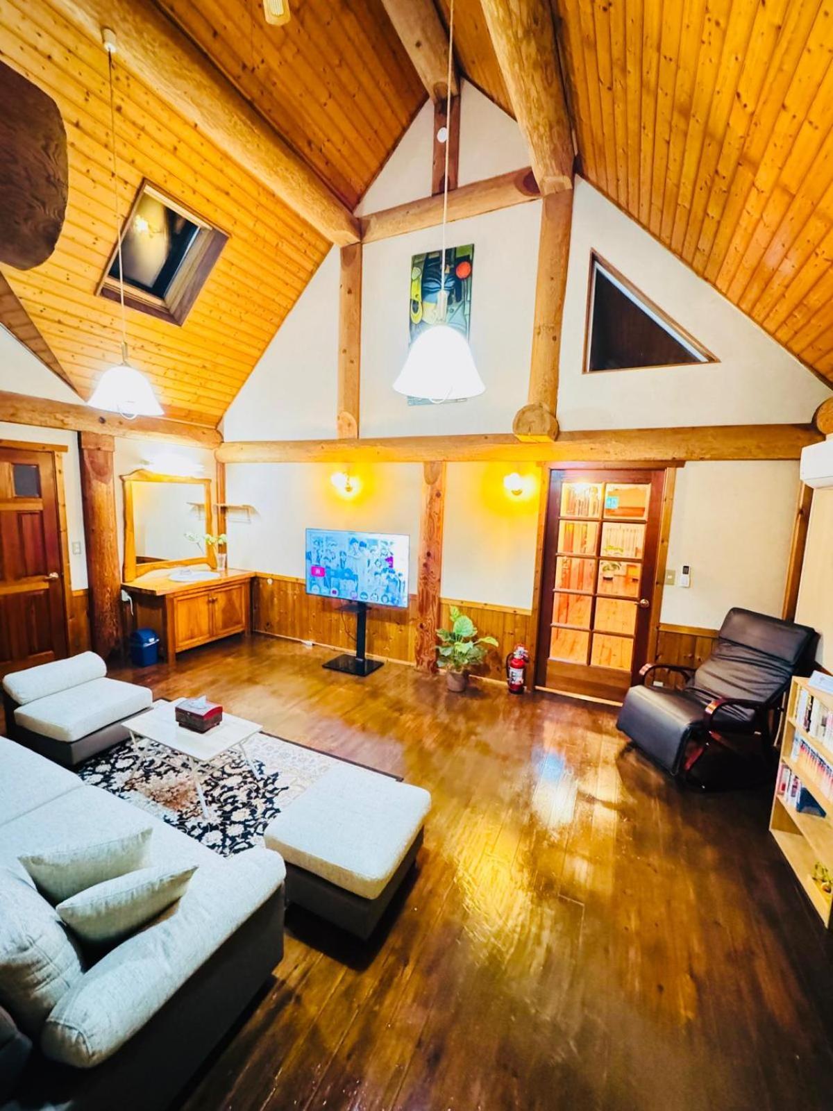 Hotel Yufuin Log House No Yado Tom Sawyer Extérieur photo