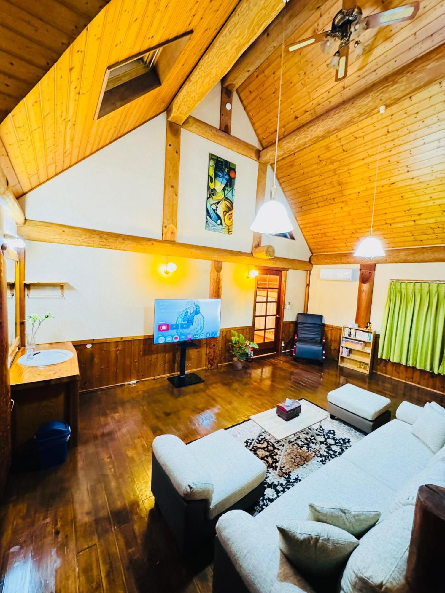 Hotel Yufuin Log House No Yado Tom Sawyer Extérieur photo